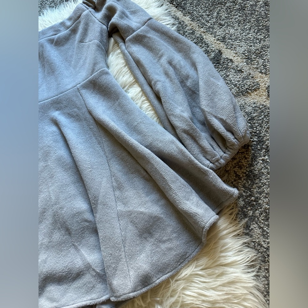 NEW fleece knit mini dress - Picture 3 of 10